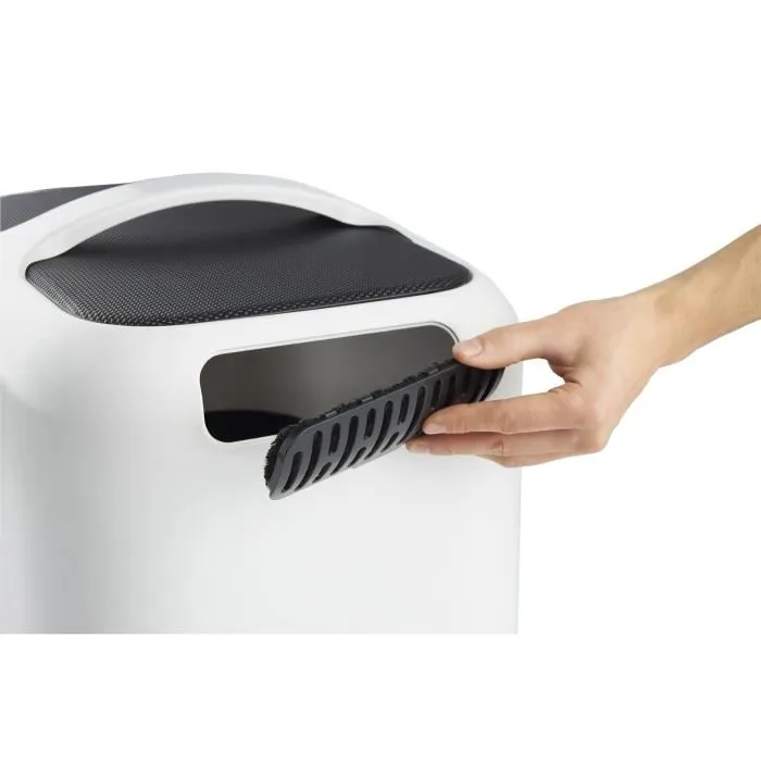 Rotho Mypet Arenero Ecológico Biala, Plástico Reciclado, Filtro Carbón, Puerta Magnética, Blanco Mistletoe 4