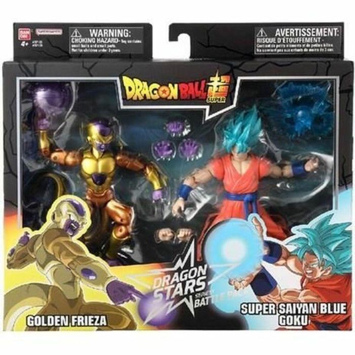 Figuras de Acción Dragon Ball Super Dragon Stars: Golden Frieza vs Super Saiyan Blue Goku 17 cm 1