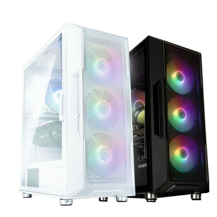 Zalman I3 NEO WHITE Carcasa PC Midi Tower Blanco, ATX, mATX, Mini-ITX, Ventiladores Frontales 3x120mm, Trasero 1x120mm, USB 3.0 8