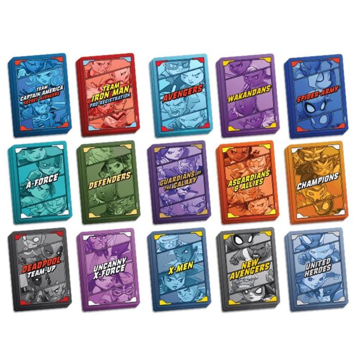 CMON Marvel United MUN21ES Mazos de Equipo Expansión Juego de Tablero Español 1