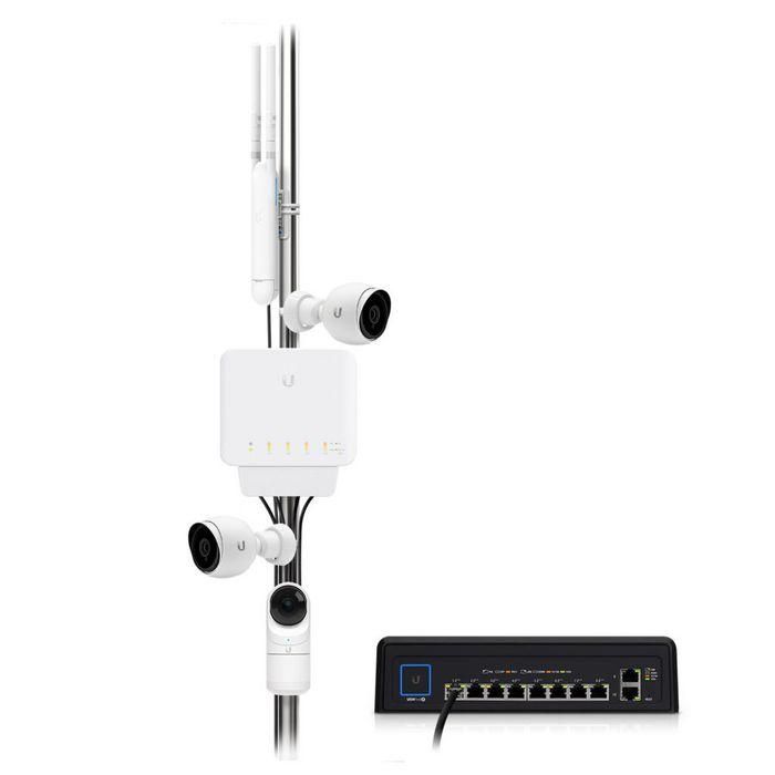 Ubiquiti USW-Flex Switch Gestionado L2 PoE, 5 Puertos Gigabit Ethernet, 122.5 x 107.1 x 28 mm, Blanco 1