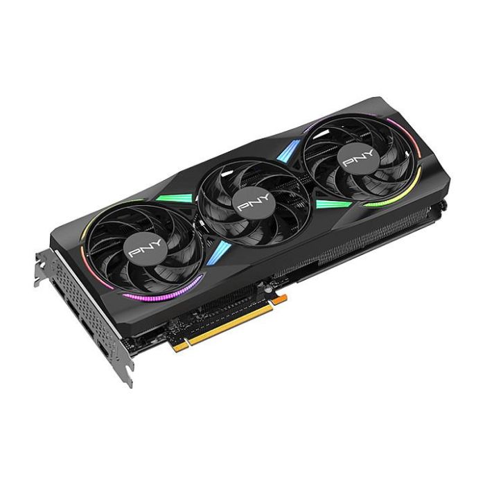 PNY GeForce RTX 5070 12GB GDDR7 VERTO ARGB OC Triple Fan Tarjeta Gráfica 10