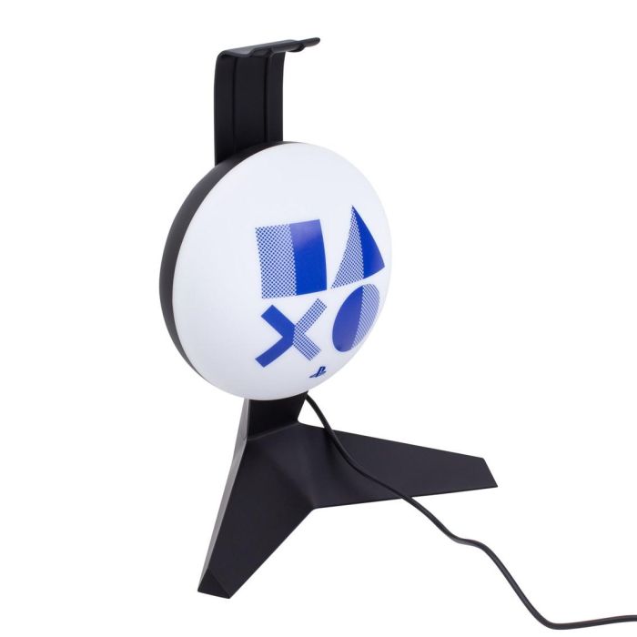 Paladone Soporte para Auriculares con Luz para PlayStation, Incluye Cable USB 2 Paladone Soporte para Auriculares con Luz para PlayStation, Incluye Cable USB 2