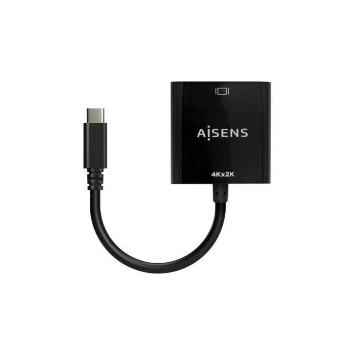 AISENS - CONVERSOR USB-C A HDMI 4K@30HZ, USB-C/M-HDMI/H, NEGRO, 15CM AISENS - CONVERSOR USB-C A HDMI 4K@30HZ, USB-C/M-HDMI/H, NEGRO, 15CM
