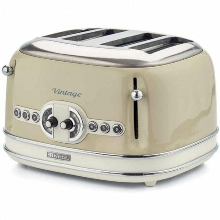 Tostadora Ariete 156/03 1600 W Beige 4 rebanadas Vintage 0 Tostadora Ariete 156/03 1600 W Beige 4 rebanadas Vintage 0