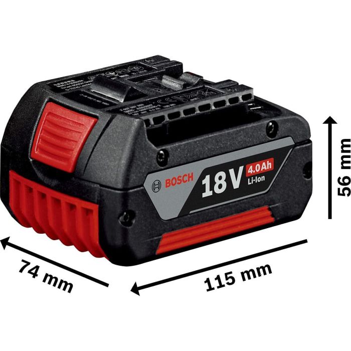 Bosch Professional BOS3165140730464 Batería GBA 18V 4.0AH 1 Bosch Professional BOS3165140730464 Batería GBA 18V 4.0AH 1
