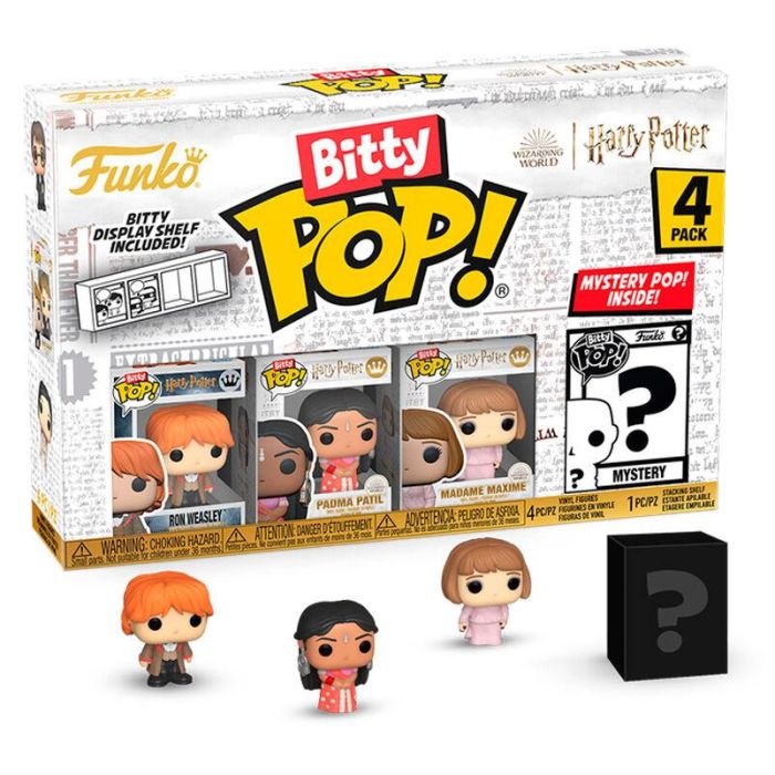 Blister 4 figuras Bitty POP Harry Potter Ron 2