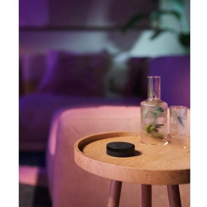 Philips Hue Bouton Remote Control Remote Tap Interruptor de marcación de marcación, negro, permite el control de varias partes o un área 2 Philips Hue Bouton Remote Control Remote Tap Interruptor de marcación de marcación, negro, permite el control de varias partes o un área 2