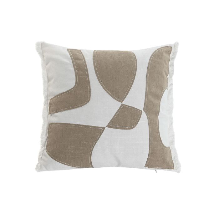 Cojin Urban DKD Home Decor Blanco Beige 8 x 45 x 45 cm (2 Unidades) Cojin Urban DKD Home Decor Blanco Beige 8 x 45 x 45 cm (2 Unidades)
