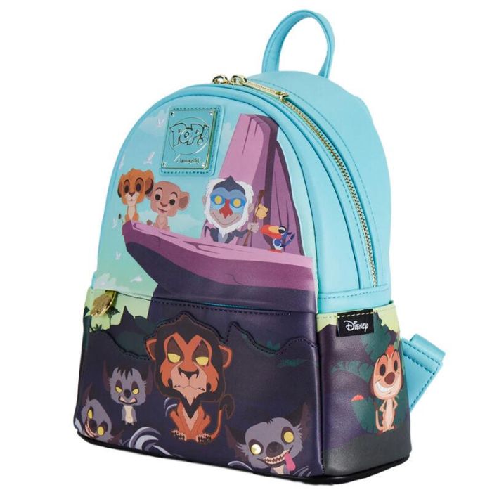 Loungefly Mochila Disney El Rey León Simba Nala Pride Rock - Oficial 1 Loungefly Mochila Disney El Rey León Simba Nala Pride Rock - Oficial 1