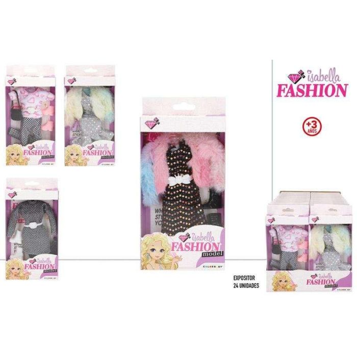 Traje noche muñeca maniqui. - modelos surtidos 1