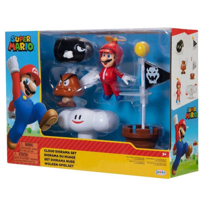 Set diorama Nube Super Mario Nintendo 5