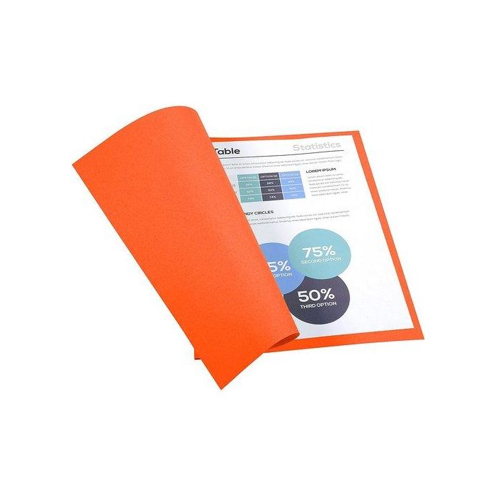 Subcarpeta Exacompta Forever 250 220G A4 Naranja Paquete De 100