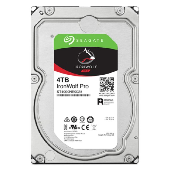 Seagate IronWolf Pro ST4000NT001 Disco Duro Interno 4TB 3.5" 7200 RPM 256MB para NAS/RAID 24/7 2 Seagate IronWolf Pro ST4000NT001 Disco Duro Interno 4TB 3.5" 7200 RPM 256MB para NAS/RAID 24/7 2