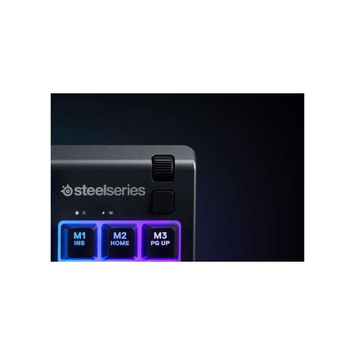 SteelSeries APEX 3 TKL Teclado Gaming Mini USB QWERTY Inglés EE.UU. Negro LED RGB - 64831 5 SteelSeries APEX 3 TKL Teclado Gaming Mini USB QWERTY Inglés EE.UU. Negro LED RGB - 64831 5