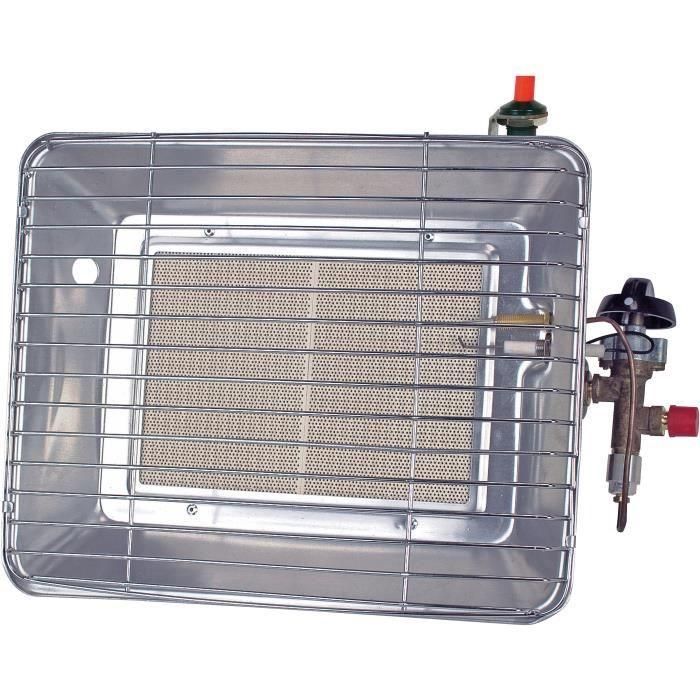 Rothenberger Calentador Móvil a Gas Infrarrojos con Brasero Piezo, incluye Propano y Regulador, hasta 20m², Exterior/Interior, Gris Rothenberger Calentador Móvil a Gas Infrarrojos con Brasero Piezo, incluye Propano y Regulador, hasta 20m², Exterior/Interior, Gris