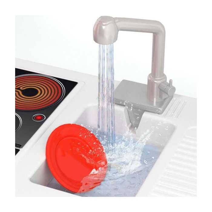 Molto Cocina electrónica gourmet con grifo, luces y sonidos 113x150x36 cm de Plástico para +3 años, pilas incluidas 6