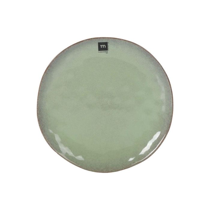 Plato Llano La Mediterránea Macarella green Ø 26,5 cm (12 Unidades) 2