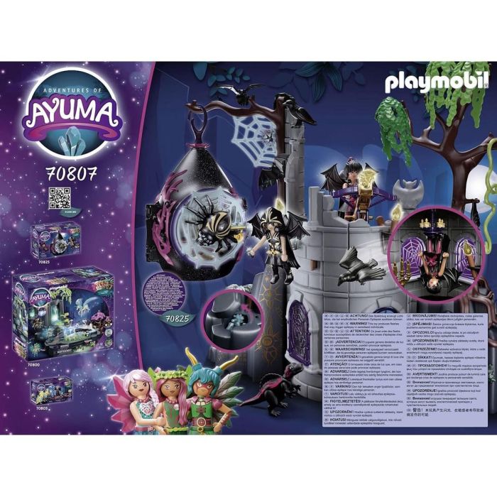 Playmobil Ayuma Ruina Bat Fairies Set de Juego para Niños y Niñas a partir de 7 Años con Figuras de Hadas y Animales del Alma