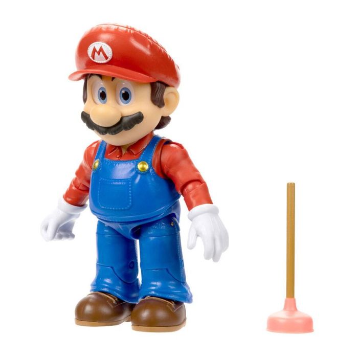 SUPER MARIO MOVIE - Figuras coleccionables de Mario Solid - 13 cm - JAKKS - 491172 5