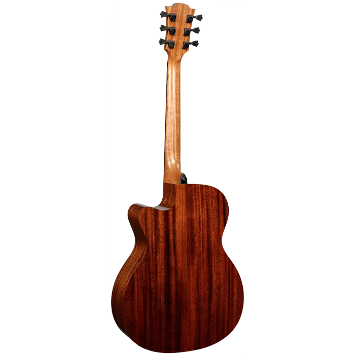 LAG Guitarra Acústica Auditorium Slim Cutaway 118 A/E - Brown Shadow | Electroacústica Tapa Cedro Rojo Macizo, Fondo Khaya, Acabado Brillante 3