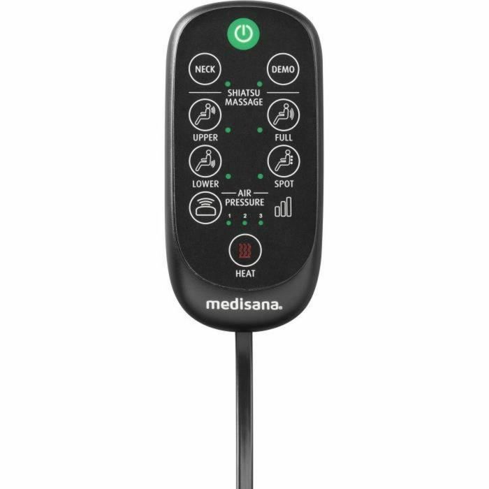 Medisana MC 825 Asiento de Masaje shietysu y Acupresión, Negro y Azul 2