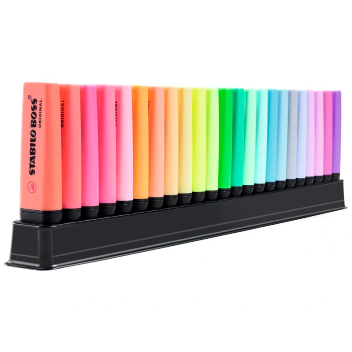 Stabilo Rotulador Boss Fluorescente 70 Deskset Estuche 23 Unidades Colores Surtidos Trazo 2-5 mm 1