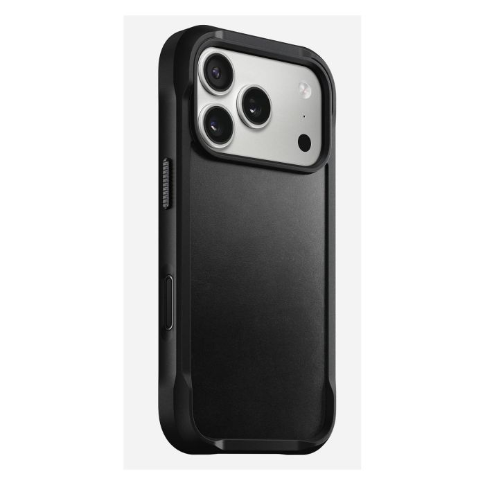 Nomad Funda iPhone 17 Pro, Rugged Leather Case de Cuero Horween Negro - Compatible con MagSafe, Resistente a Caídas 0 Nomad Funda iPhone 17 Pro, Rugged Leather Case de Cuero Horween Negro - Compatible con MagSafe, Resistente a Caídas 0