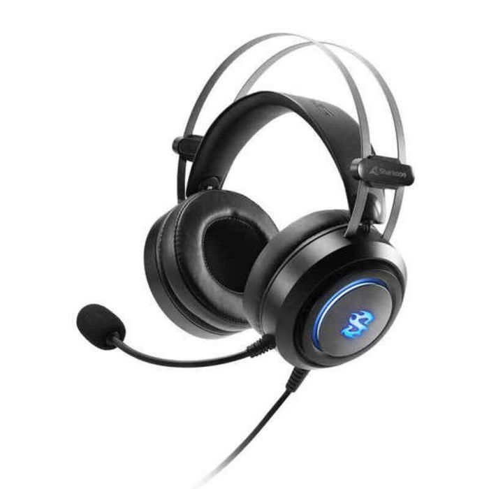 Sharkoon SGH30 Auriculares Gaming USB Diadema con Sonido Virtual 7.1, Drivers 40mm, RGB y Ecualizador - Negro Sharkoon SGH30 Auriculares Gaming USB Diadema con Sonido Virtual 7.1, Drivers 40mm, RGB y Ecualizador - Negro