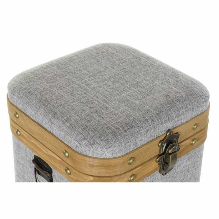 Caja Scandi DKD Home Decor Gris 40 x 42 x 40 cm Set de 3 3