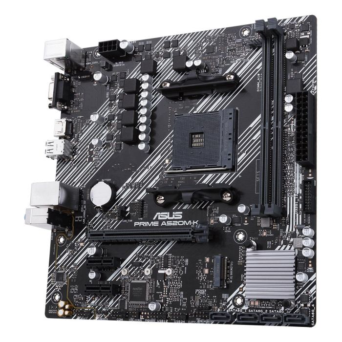 ASUS PRIME A520M-K Placa Base AMD A520 Micro ATX hasta 64 GB de RAM 4