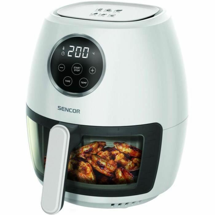 Freidora de aire - SENCOR - SFR 5340WH - 1300 W - 3,5 L - Blanca 4 Freidora de aire - SENCOR - SFR 5340WH - 1300 W - 3,5 L - Blanca 4