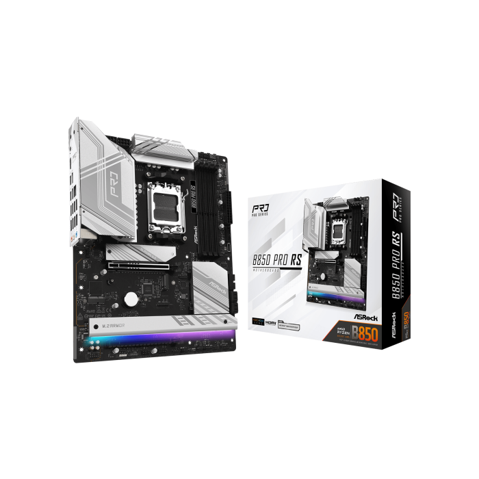 ASRock AM5 Pro RS Placa Base para PC, Socket AM5 AMD Ryzen 7000/8000/9000 Series, DDR5-SDRAM, ATX 0 ASRock AM5 Pro RS Placa Base para PC, Socket AM5 AMD Ryzen 7000/8000/9000 Series, DDR5-SDRAM, ATX 0