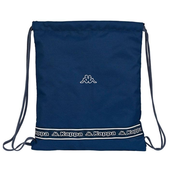 Bolsa Mochila con Cuerdas Kappa Navy Azul marino (35 x 40 x 1 cm) 2 Bolsa Mochila con Cuerdas Kappa Navy Azul marino (35 x 40 x 1 cm) 2