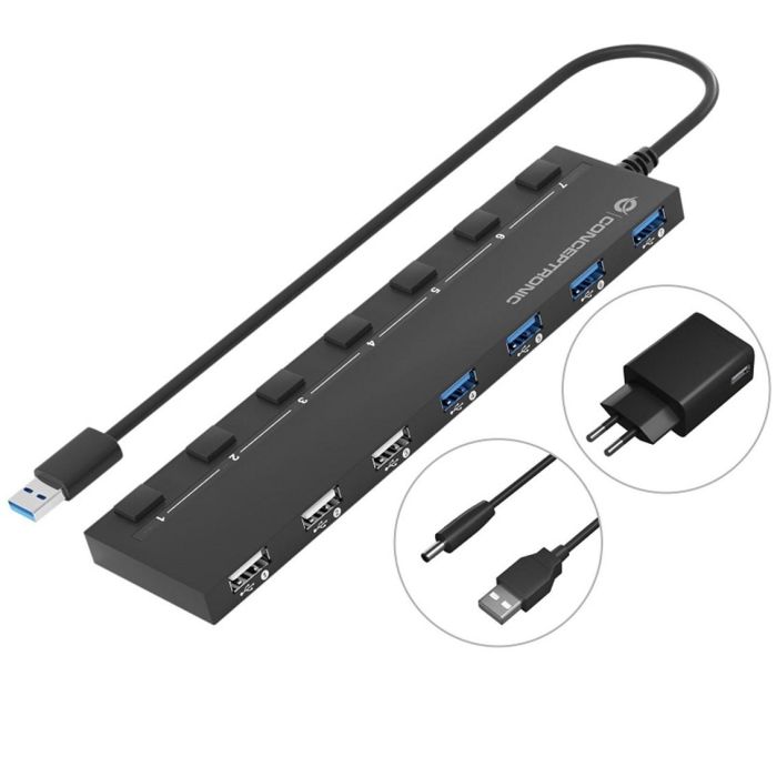 Hub Usb 2.0 3.0 Conceptronic Hubbies09 Hub Usb 2.0 3.0 Conceptronic Hubbies09