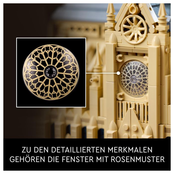 Lego Architecture 21061 Notre-Dame de Paris Set de Construcción para Adultos 29