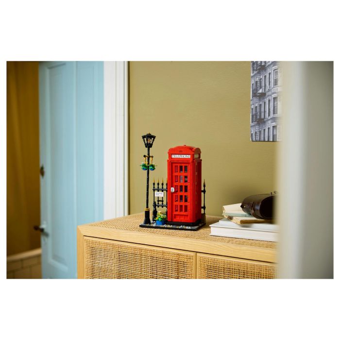 LEGO Ideas Cabina Telefónica Roja de Londres 21347, Juego de Construcción, 1460 Piezas, Multicolor