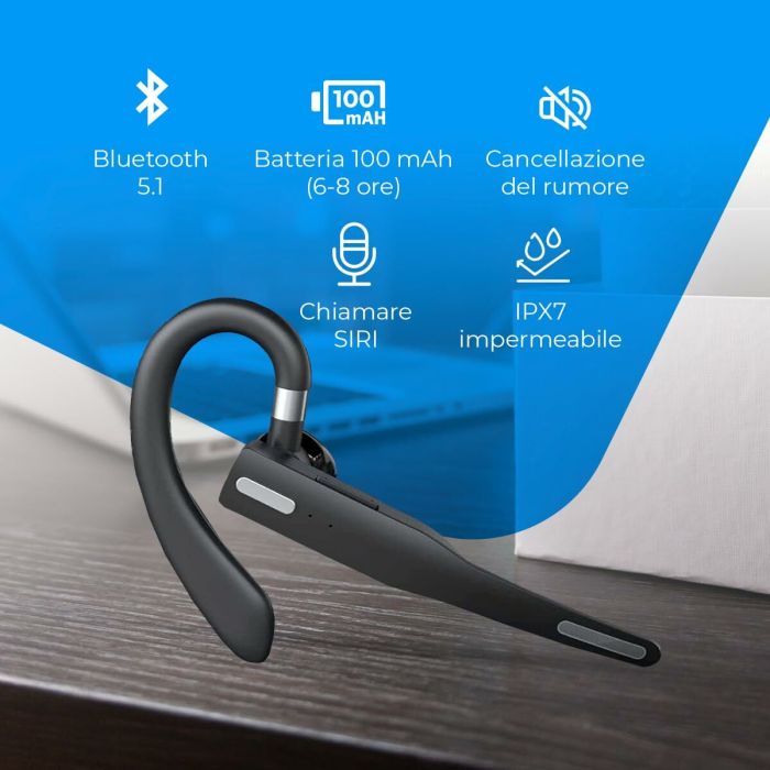 Auriculares in Ear Bluetooth NK NK-FA32004 Negro 3 Auriculares in Ear Bluetooth NK NK-FA32004 Negro 3