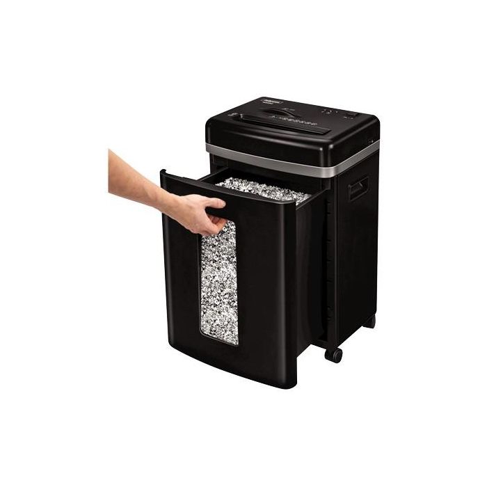 Fellowes 450M Destructora de Papel Micro-Corte, 9 Hojas, Partículas 2x12mm, Seguridad P-5 2