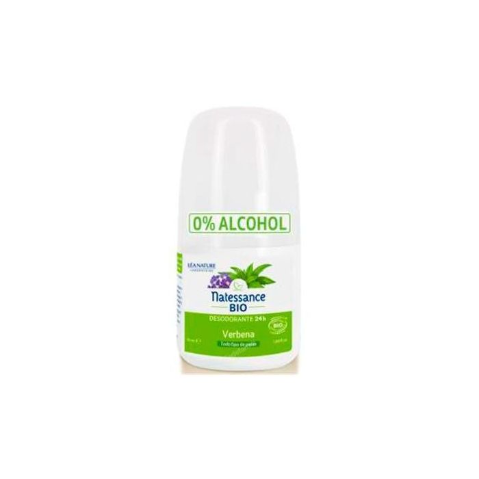 NATESSANCE Desodorante Verbena Bio 24h Todo Tipo Pieles Recargable 50ml Sin Alcohol