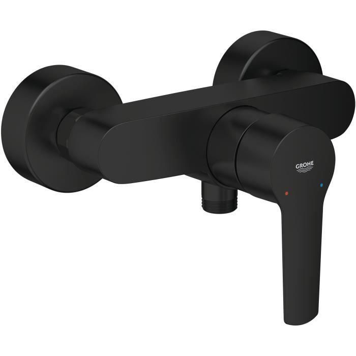 GROHE 322792432 Mezclador Monomando de Ducha Start, Negro Mate, Montaje en Pared Visto GROHE 322792432 Mezclador Monomando de Ducha Start, Negro Mate, Montaje en Pared Visto