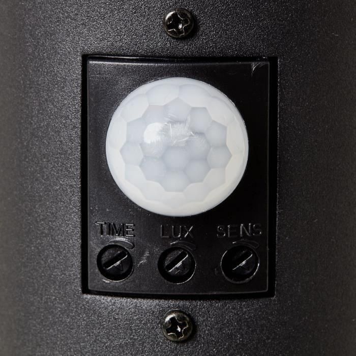 Brilliant DODY Pilona de Exterior con Detector de Movimiento, Negra, Metal y Plástico, Compatible E27 LED 1x10W, IP44 2 Brilliant DODY Pilona de Exterior con Detector de Movimiento, Negra, Metal y Plástico, Compatible E27 LED 1x10W, IP44 2