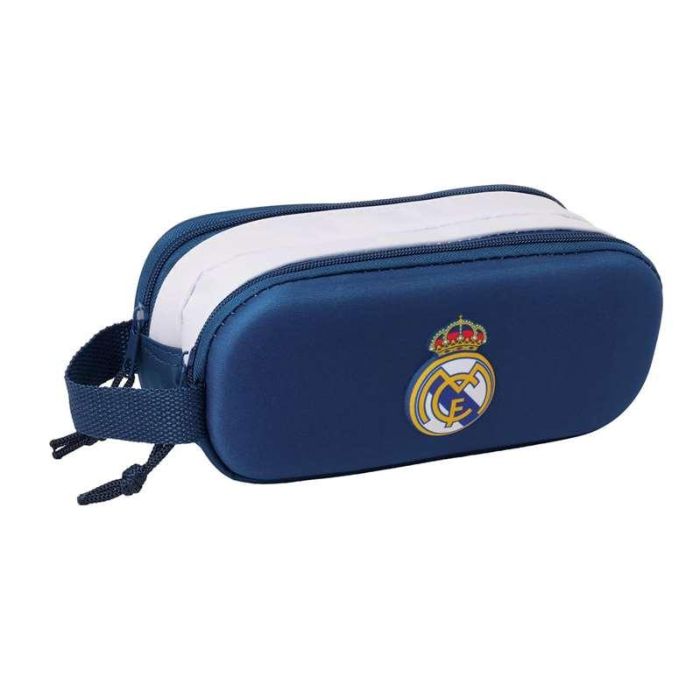 Bolso Escolar Portatodo Safta Doble 3D Mochilas 3D Real Madrid 80x210x60 mm Bolso Escolar Portatodo Safta Doble 3D Mochilas 3D Real Madrid 80x210x60 mm