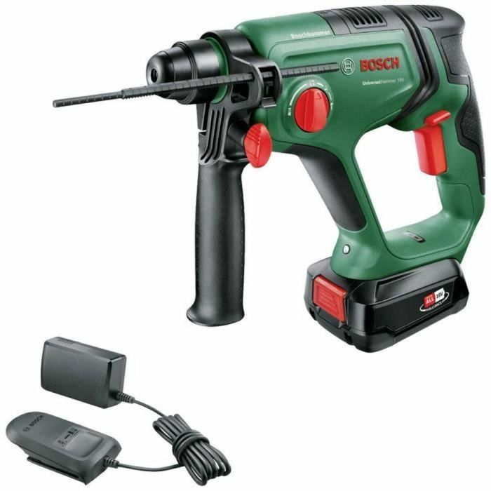 Bosch AUC4053423233339 Taladro Percutor Inalámbrico UniversalHammer 18V 2.5 Ah SDS Plus