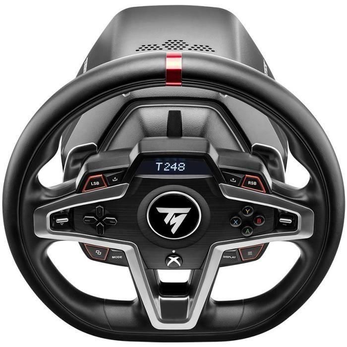 Thrustmaster 4460182 Volante + Pedales para PC, Xbox One, Xbox Series X/S, Negro, USB, Analógico/Digital 1