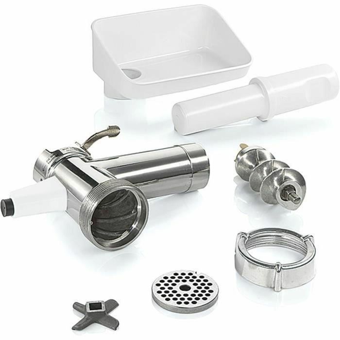 Bosch MUZS2FWW Accesorio para Picadora de Carne, Blanco, Acero Satinado