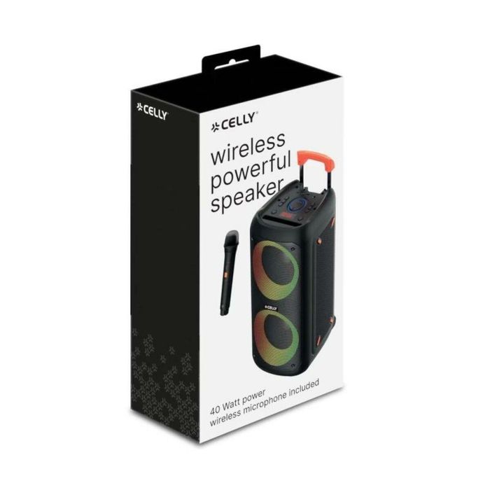 Altavoz Bluetooth Portátil Celly PARTYSPEAKERWLM Negro 4 W 8 Altavoz Bluetooth Portátil Celly PARTYSPEAKERWLM Negro 4 W 8