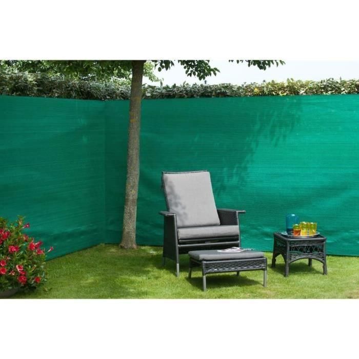 Nature Malla de ocultación de polietileno tejido verde anti-UV 95% privacidad con kit de fijación 1x3 m 190 g/m² 2 Nature Malla de ocultación de polietileno tejido verde anti-UV 95% privacidad con kit de fijación 1x3 m 190 g/m² 2