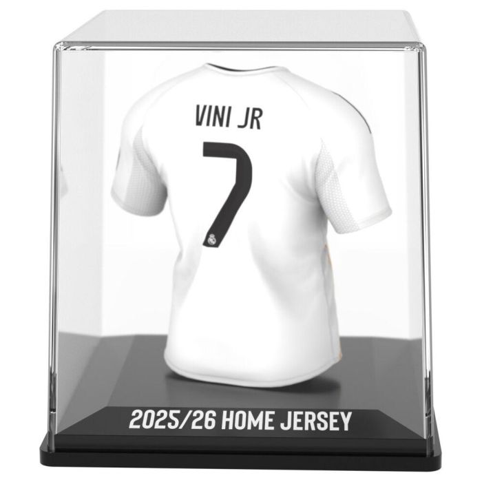 BANBO TOYS Figura Mini Camiseta Vini Jr Real Madrid - Figura de Vinilo, Acrílico y Plástico Biodegradable - 9,5cm Alto