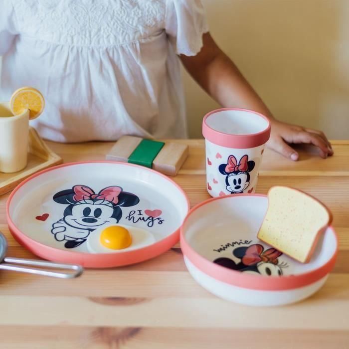 Pack comida THERMOBABY MINNIE 2ª edad - 3 platos + una taza + 1 cuchara 1 Pack comida THERMOBABY MINNIE 2ª edad - 3 platos + una taza + 1 cuchara 1